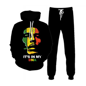 OEM ODM <strong>Anime</strong> Clothing Custom Hoodie Made Sublimation Track Suit Sweat Suits 3d Print Two Piece Pant Men's Sets