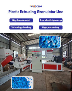 Atık plastikler için PP PE PS PVC hurda plastik granüller geri dönüşüm makinası işleme tesisi peletleme makinesi - Product Image 2