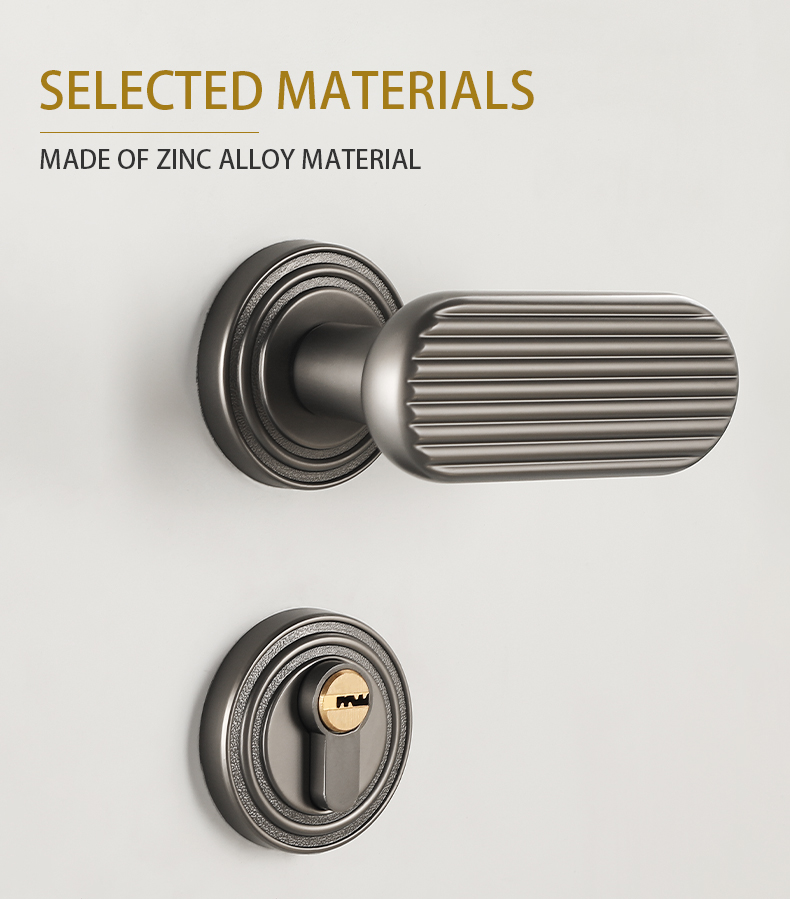 Door Handles Outside and Locks Round Door Handle European Style Interior Locks Handles