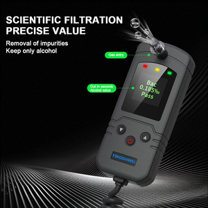Sürücü kişisel test alkol güvenli sürüş elektrokimyasal sensör ayarlanabilir Alarm noktası araba kontrolü başlangıç alkol test cihazı - Product Image 6