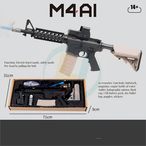 מפעל lashot הסיטונאי m4a1 ניילון טרום הזנה ג 'ל פיצוץ חשמלי מצב אקדח צעצוע למבוגרים משחק חיצוני