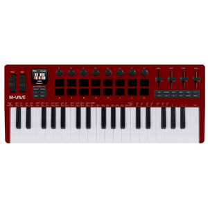 M-VAVE 37 Mini-Key USB MIDI клавиатура контроллер с интегрированием аккорд Режим масштабирования барабанные колодки секвенсор и арпеджиатор - Product Image 1