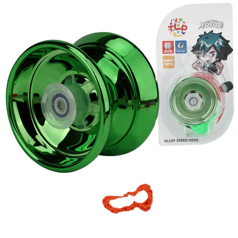 Linda aleación yo-yo juguetes para niños Bola de yoyo de metal profesional de alta velocidad