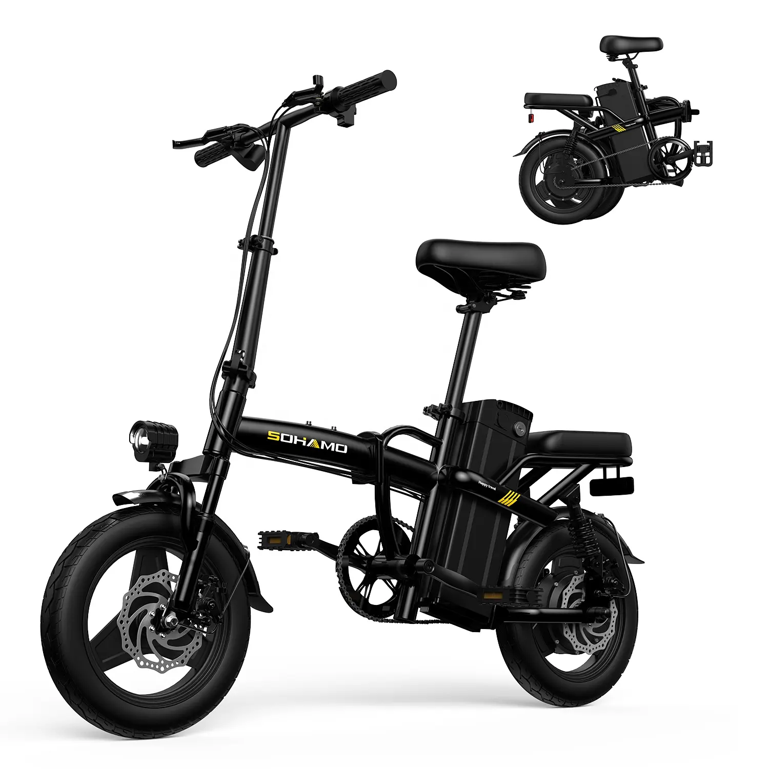 Электрический мотоцикл велосипед складной электрический велосипед 48 В 12Ah литиевая батарея электрический цикл