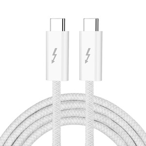 สายดาต้า USB4.0ครบวงจร240W Thunder 4 3 USB4 3.2 3.1 3.0 2.0ไนล่อนถักทอ48V USB ความเร็วสูง1.8m สายดาต้า - Product Image 6