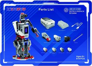 2108E-Intelligence Storm-ZMROBO, Multifunktions-Lern-und lustiges Roboter-Kit für STEM, Scratch, Coding, Programmier ausbildung