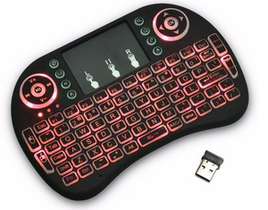 KSW Customize <strong>Android</strong> <strong>Useful</strong> Multicolor Wireless USB Magnetic Remote Control Smart TV BOX Backlight I8 Touchpad MINI <strong>Keyboard</strong> - Product Image 2