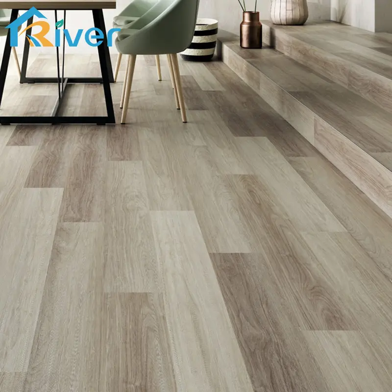 Chão de piso híbrido de madeira do núcleo rígido de quartzo 1220mm x 180mm, fornecedor de piso de vinil royal spc