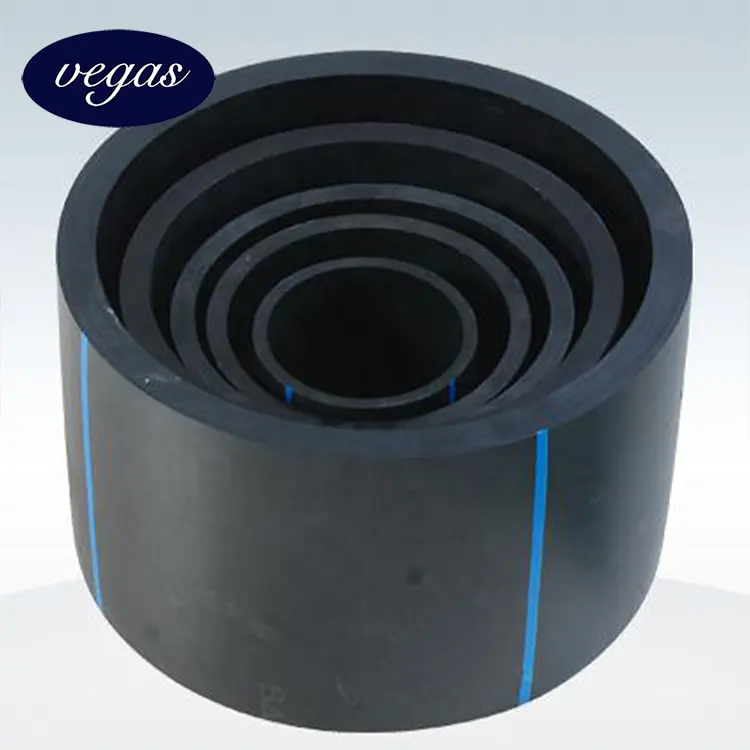 Tuberías de agua para minería PE100 HDPE, tubería de polietileno de gran diámetro de 1400mm, 1600mm, 1200mm para proveedor de gas