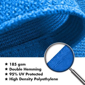 HDPE <strong>Rectangular</strong> Waterproof Garden with Blue Shading <strong>Net</strong> and Sail - Product Image 6