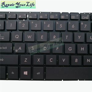 Teclado de computadora portátil para ASUS UX330 US English 0KNB0-2632US00 Reemplazo de teclado de computadora portátil retroiluminado negro - Product Image 3