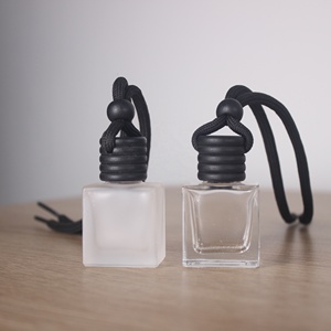 8ml 10ml 12ml thủy tinh Nước Hoa khuếch tán chai rỗng đa phong cách màu đen mờ xe làm mát không khí với nắp vặn niêm phong - Product Image 2