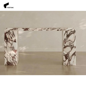 Tostone nội thất đồ nội thất calacatta Viola đá cẩm thạch tự nhiên lối vào giao diện điều khiển bảng cho lối vào phòng khách nhà biệt thự trang trí - Product Image 4