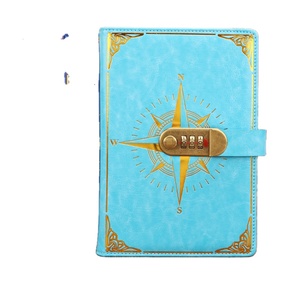 2024 nuevo libro de contraseñas cerradura retro A5 cuaderno grueso japonés y coreano simple estudiante escritura día Notebook personalización - Product Image 4