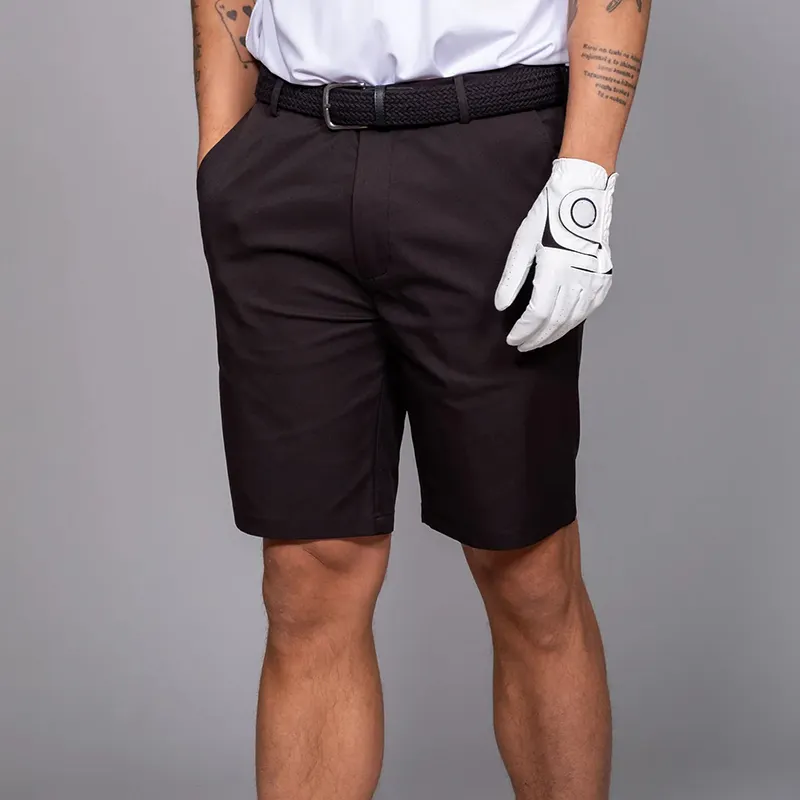 Быстросохнущие шорты с логотипом на заказ, водонепроницаемые гибридные повседневные мужские шорты для гольфа с карманами