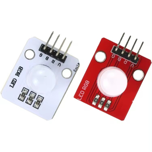 Werks ausgang 10-mm-Vollfarb-LED-Modul mit sieben RGB-steuerbaren Perlen Elektronische Module und Kits mit gerader Einfügung - Product Image 1
