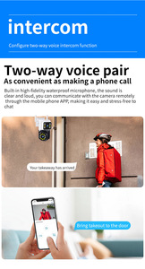กล้องรักษาความปลอดภัย Wi-Fi 2MP F222พร้อมเลนส์คู่และโหมดความเป็นส่วนตัวสำหรับการเฝ้าระวังในบ้าน - Product Image 6