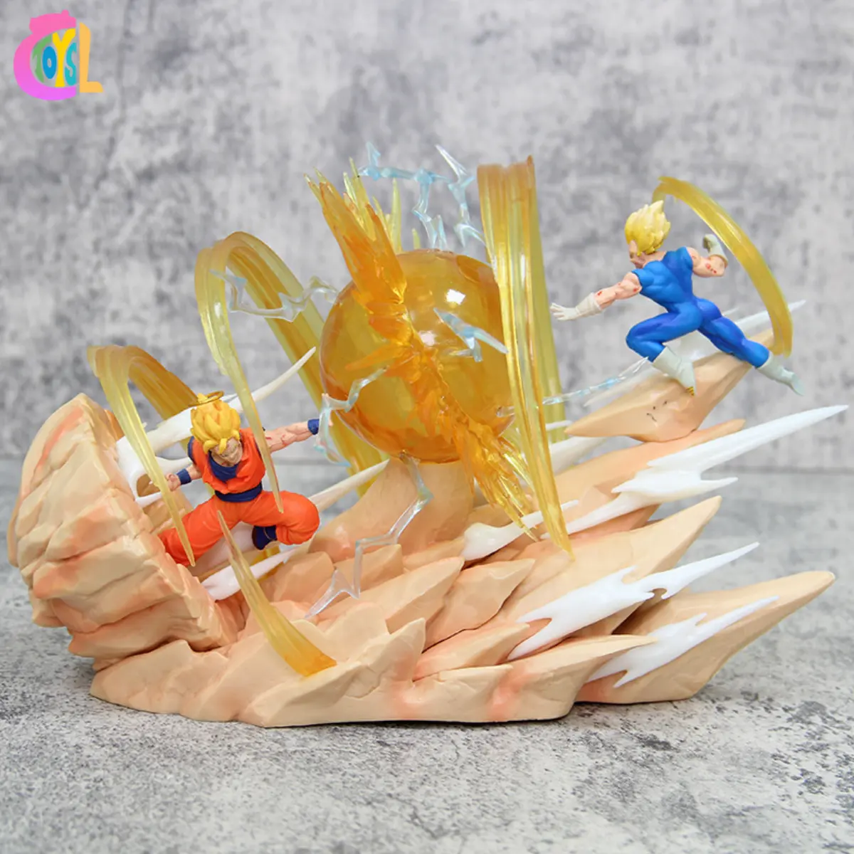 2024 New Goku vs. Vegeta Light Majin Vegeta Dragon Balls Modell Statue Collection DBZ 17 cm Super Saiyan PVC Spielzeug Animegeschenk