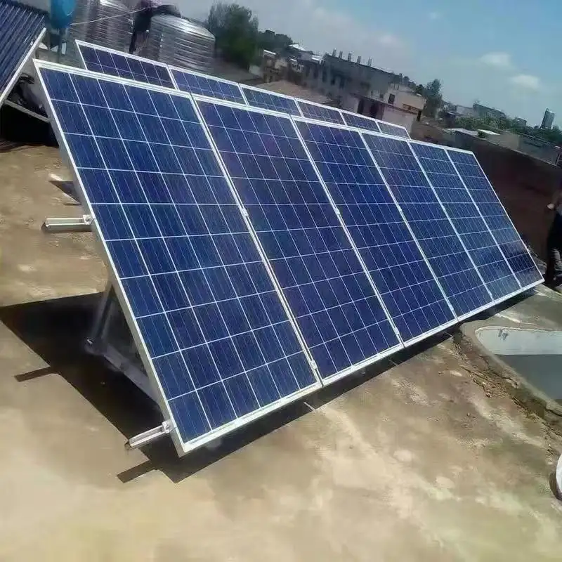 Solarmodul Photovoltaikrahmen individuell einstellbar für flachdachwand