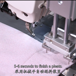 Lihua controllo automatico la lunghezza della macchina pieghettatrice professionale tessile tessuto plicated - Product Image 2