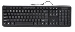 有线办公键盘KB251无灯全尺寸超薄多媒体键盘用于家庭办公 - Product Image 3