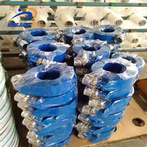 1\&quot; Black Custom PVC <strong>Lay</strong> <strong>Flat</strong> Silicone <strong>Hose</strong> Pipe Water Discharge <strong>Hose</strong> With Cutting and Moulding Processing Service - Product Image 5