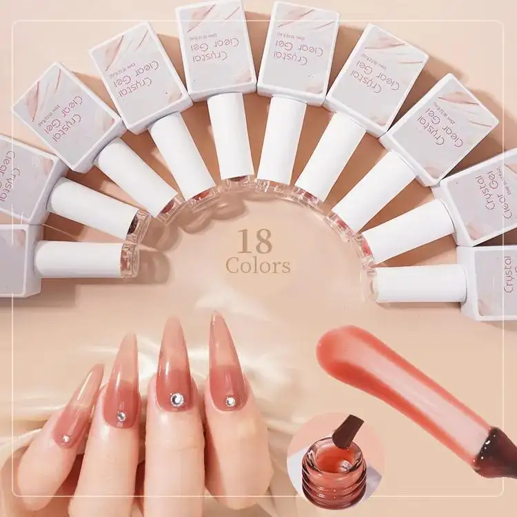 Yimei Vernis à Ongles Gel Cristal Pas Cher Esmaltes Semipermanente De 15 Ml Organique Esmaltes Semipermanentes Al Por Mayor