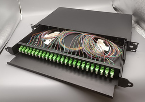 12/24/48Core SC/<strong>LC</strong>/<strong>FC</strong>/ST SX/<strong>DX</strong> <strong>SM</strong>/MM Cold-rolled Steel Splitter Box Fiber Optic Patch Panel Distribution Enclosure Odf - Product Image 3