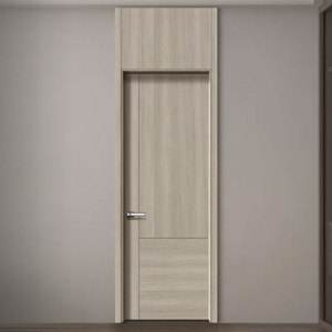 Porte De Chambre En Bois Moderne ประตูภายในสำหรับบ้านพื้นประตู - Product Image 5