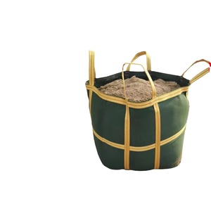 Großhandel verdickte Leinwand Ton Bag 1Ton <span class=keywords><strong>Container</strong></span> Bag Site Construction Tragende Hebe beutel