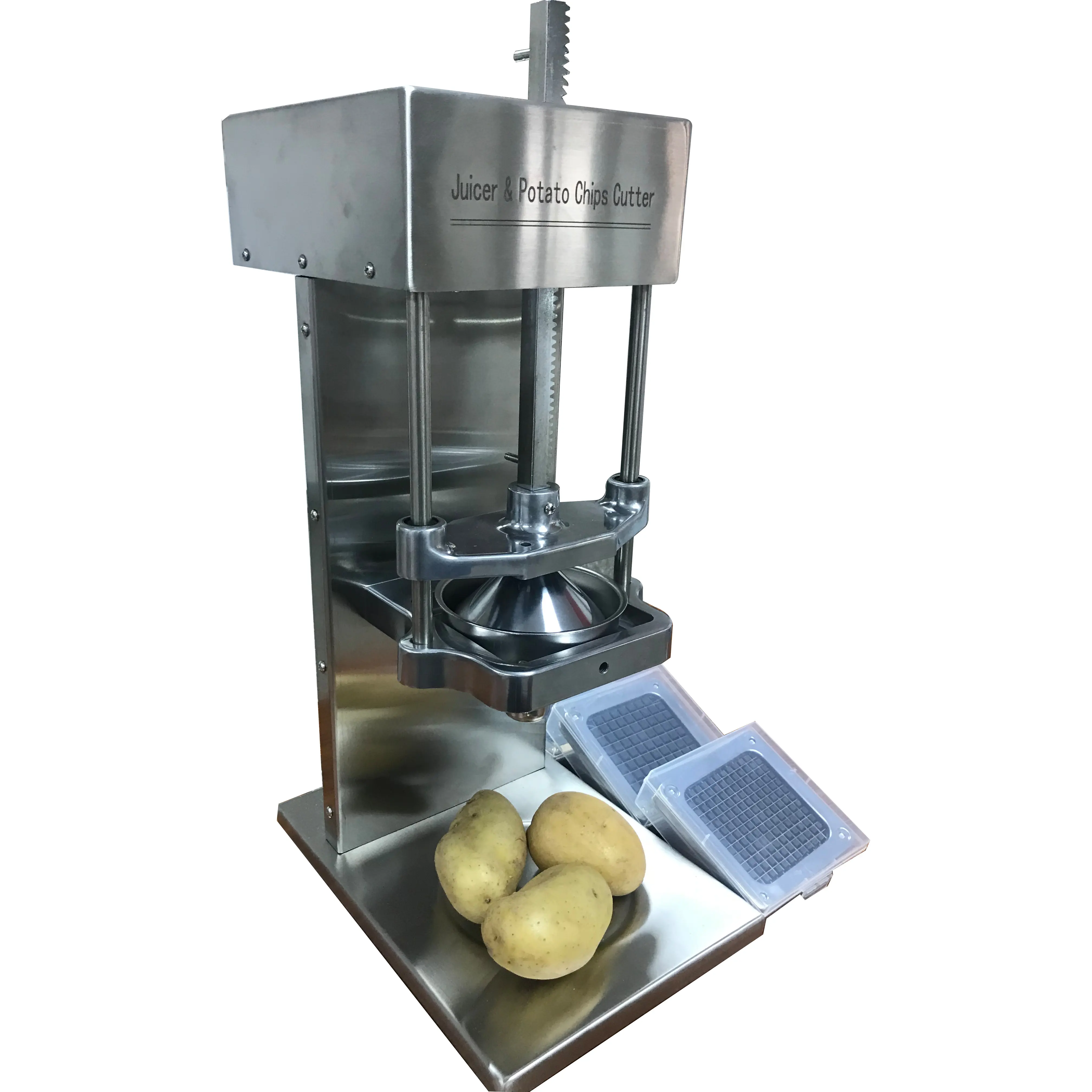 Exprimidor de acero inoxidable de alta calidad para alimentos, máquina para freír patatas fritas, máquina para hacer patatas fritas