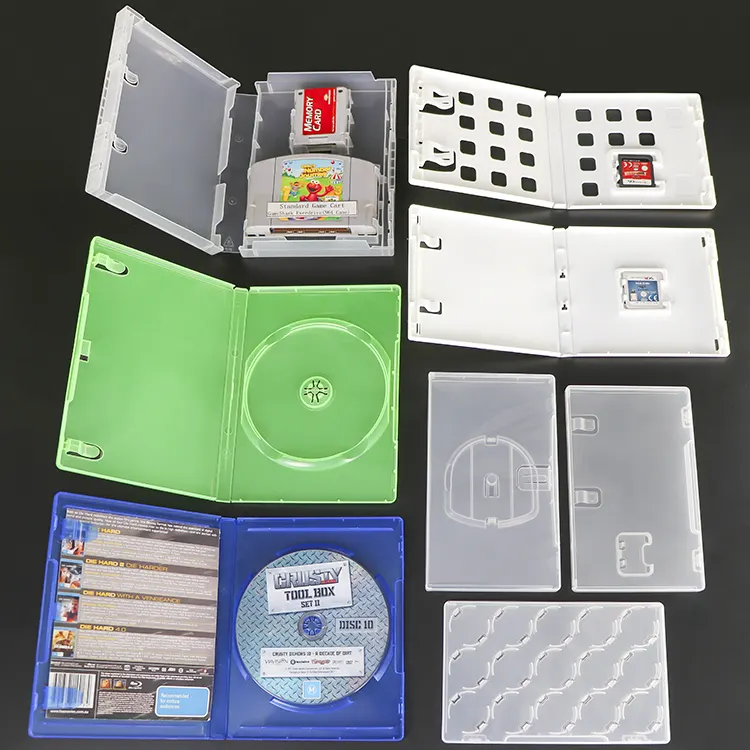 Yuzmei scatola di plastica per Nintendo Switch Xbox serie custodia per gioco PS2 3 4 5 custodia vuota porta gioco Gamecube interruttore Umd