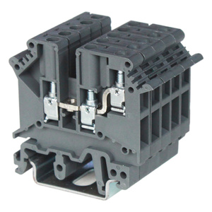 Modular <strong>Double</strong> <strong>Layer</strong> Wiring Connector Rail Mounted Multiple Wire Connection Screw <strong>Terminal</strong> <strong>Blocks</strong> - Product Image 3