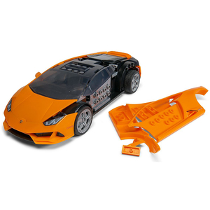 DCD Skill 1 <strong>Model</strong> Kit Orange Lamborghini Huracan <strong>EVO</strong> Snap Together Plastic <strong>Model</strong> Car Kit Painted Airfix Design - Product Image 3