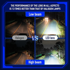 LP232.5インチ110W12V 10000LM 6000K <span class=keywords><strong>LED</strong></span> H7ヘッドライト<span class=keywords><strong>LED</strong></span>自動照明システムプロジェクターBILLED