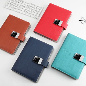 Cuaderno diario inalámbrico con Banco de energía de tamaño A5 con bloqueo de huellas dactilares y Usb, regalo de negocios personalizado, bolígrafo inteligente, sincronización de pantalla de papel - Product Image 5