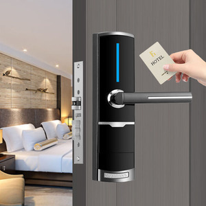 Smart Lock programmabile Rf Key Card sistema di blocco di sicurezza della porta dell'hotel senza chiave con Encoder Software e interruttore a risparmio energetico