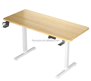 Mesa elevadora de pie con marco metálico de escritorio de doble columna ajustable Rectangular eléctrica inteligente con un solo motor para uso en oficina - Product Image 3