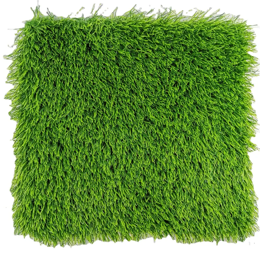 Tapis d'herbe verte résistant au feu de 50mm anti UV tapis d'herbe de gazon artificiel rouleau de fausse herbe extérieure