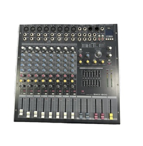 SMX800 8 kanal ses dijital karıştırıcılar profesyonel sahne bar dj karıştırma konsolu mikser müzik sıralı hat hoparlör amplifikatör için - Product Image 1