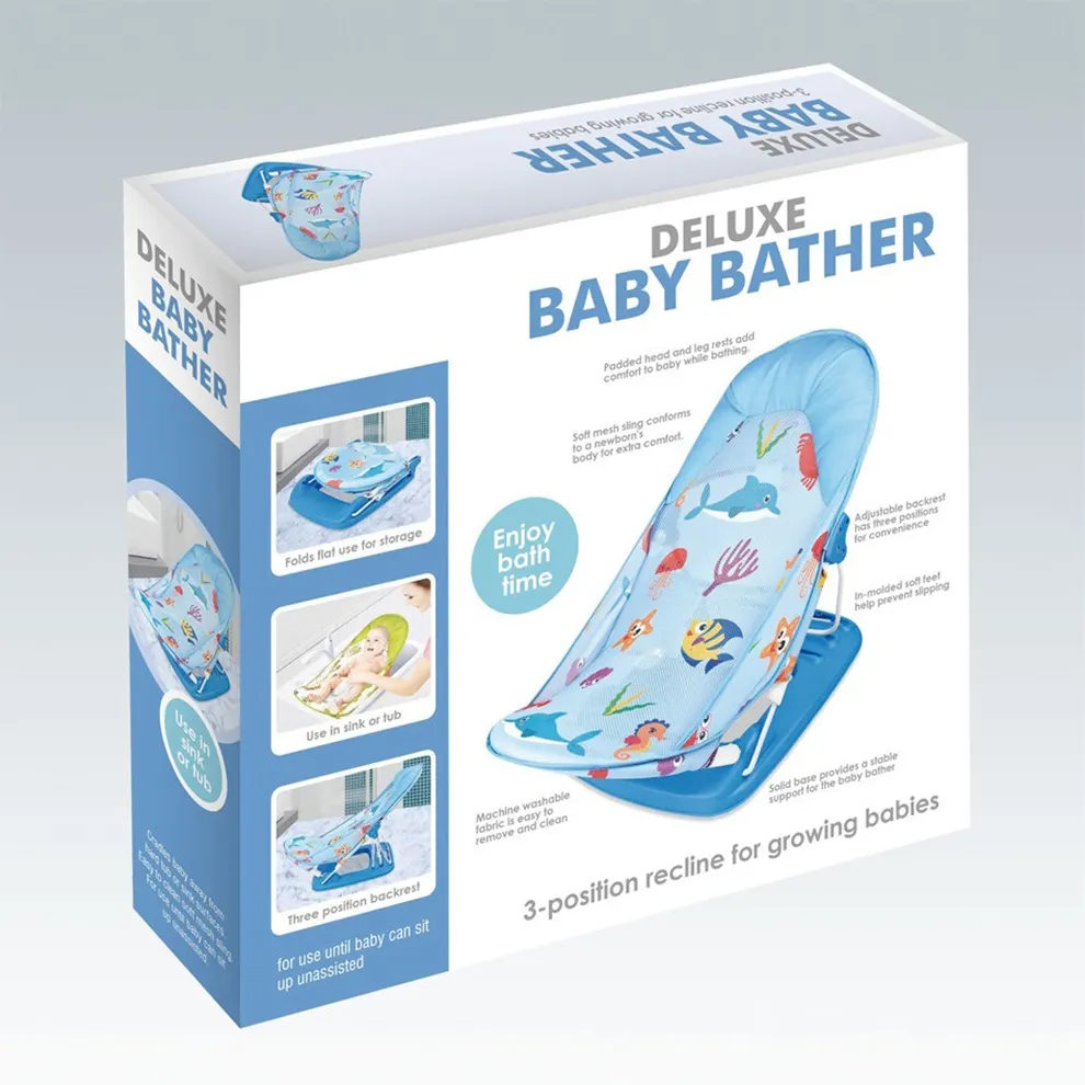 Silla de baño para bebé, asiento de bañera con soporte de 7P, venta al por mayor