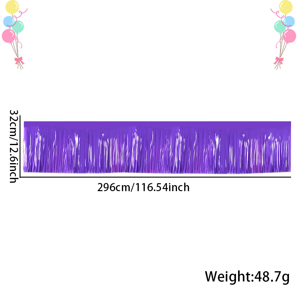 30*300cm fluorescent purple banner