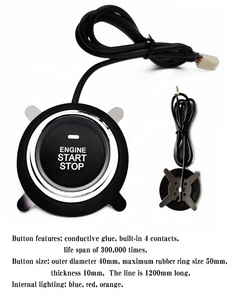 CARQSENG Smart Keyless Entry <strong>Push</strong> <strong>Button</strong> <strong>Start</strong> System Remote Starter Ignition Switch for Engine One <strong>Key</strong> <strong>Start</strong>/Stop Car - Product Image 5