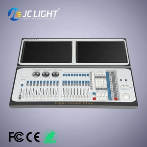 Guangzhou Factory Consola de iluminación de escenario Dmx512 Eventos Pantalla Lcd Titan Tiger Touch Plus Controlador Dmx