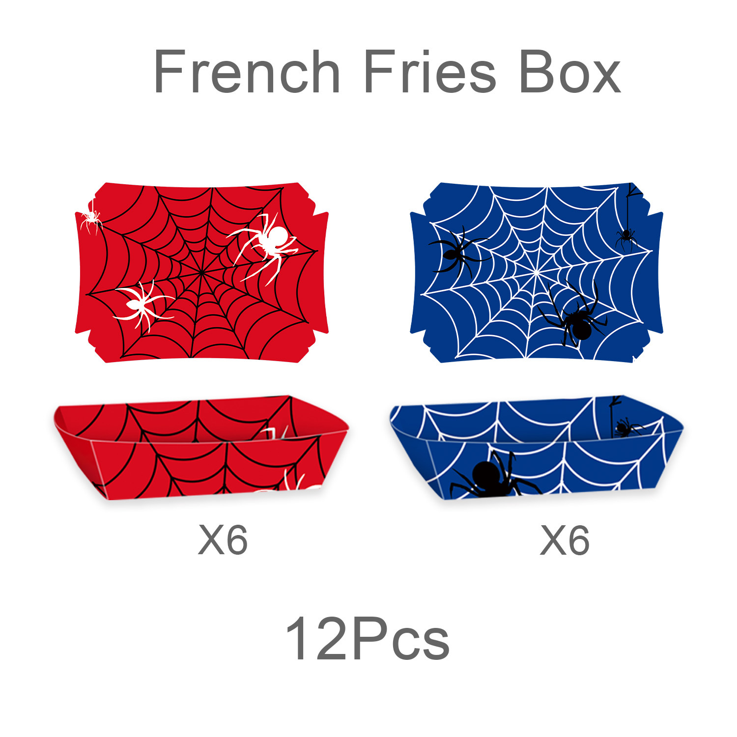 Boîtes à frites 12 pièces