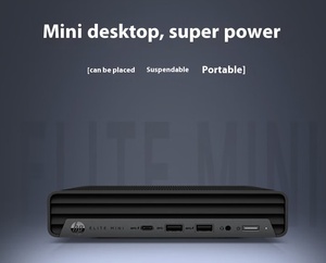 Oficina comercial Computadora de escritorio Mini Host PC Computadora de bolsillo I5-12600 8G 512G HP Elite Mini 600G9 DM - Product Image 6
