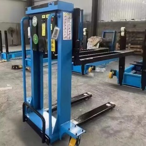 Carretilla elevadora eléctrica portátil automática con manejo hidráulico para carga y descarga - Product Image 4