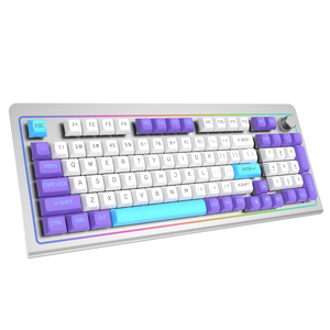 Teclado para juegos de aluminio 96% de 96 teclas personalizado con interruptor verde lineal programable RGB tri-modo Teclado mecánico inalámbrico - Product Image 2
