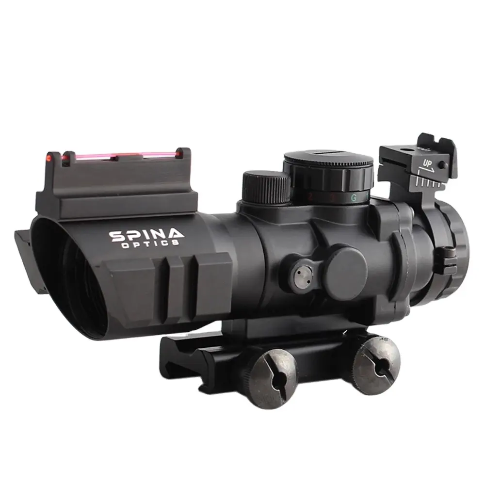 SPINA 4x32 CB Red Dot scope Reflex Tactical Optics mirino reticolo RGB con 20mm per cannocchiale da caccia