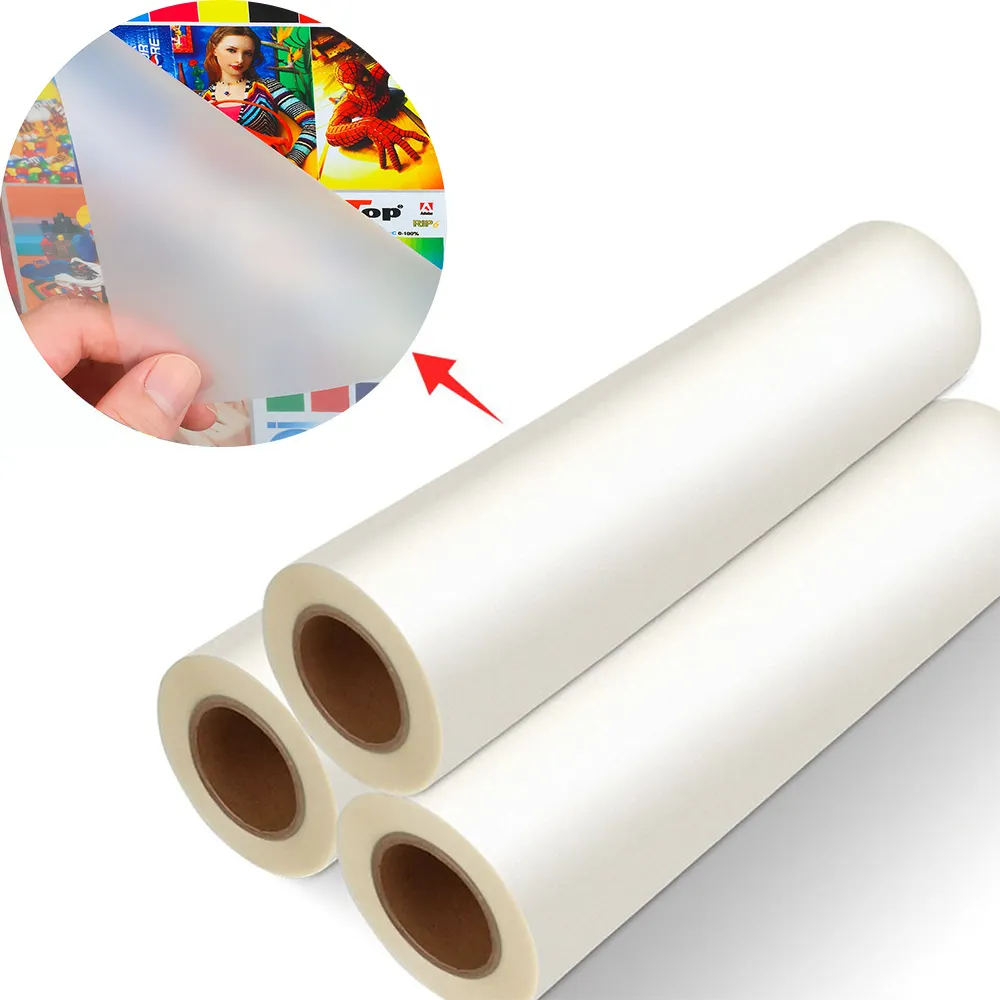 Winnerjet A3 A4 Transfer Film Cold Peel 30cm 33cm 60cm Hot Peel Non-Slip DTF PET Film Roll untuk DTF cetak di T-shirt katun